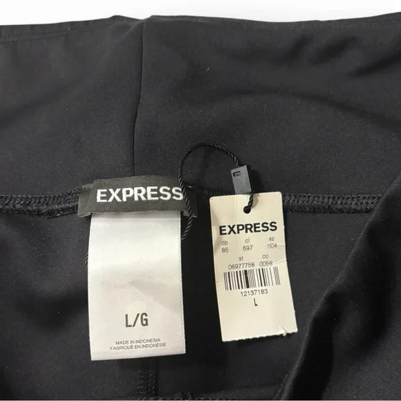 EXPRESS High Waisted Stretch Leggings - Discontinued New With Tags Women’s Large - Picture 4 of 8